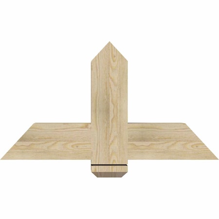 Ekena Millwork Eugene Rough Sawn Timber Gable Bracket, Douglas Fir, 36"W x 19"H x 6"D x 6"F, 13/12 Pitch GBW036X19X0606EUG00RDF